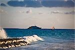 Cruise ship in the sea, Playa Del Carmen, Quintana Roo, Mexico