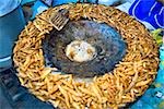 Typical Mexican food at a market stall, Janitzio Island, Michoacan State, Mexico