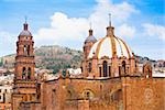 Cathédrale de la ville, l'état de Zacatecas, Mexique