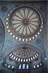 Intricate ceiling in mosque