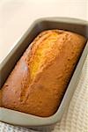 Baked pound cake