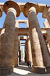 Salle hypostyle, Temple de Karnak, près de Louxor, Thèbes, UNESCO World Heritage Site, Egypte, Afrique du Nord, Afrique
