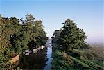 Canal de Navigation de la rivière Wey, Send, Surrey, Angleterre, Royaume-Uni, Europe