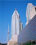 City centre bâtiments, Toronto, Ontario, Canada, Amérique du Nord