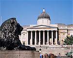 The National Gallery, Trafalgar Square, London, England, United Kingdom, Europe