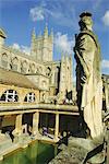 The Roman Baths, Bath, Avon, England, UK