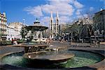 La Canebiere and church of S. Vincent-de-Paul, Marseille, Bouches-du-Rhone, Provence, France, Europe