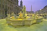 Fountain, Piazza Navona, Rome, Lazio, Italy, Europe