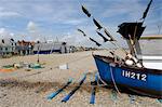 On the beach at Aldeburgh, Suffolk, England, United Kingdom, Europe