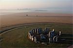 Vue aérienne de Stonehenge, patrimoine mondial de l'UNESCO, dans le Wiltshire, Angleterre, Royaume-Uni, Europe