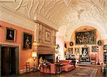 Sitting room, Glamis Castle, Highland region, Scotland, United Kingdom, Europe