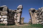 Site of holiest Hittite sanctuary dating from around 1200 BC, Yazilikaya, near Bogazkale, Anatolia, Turkey, Asia Minor, Eurasia