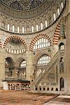 Innenraum der Selimiye-Moschee, Edirne, Anatolien, Türkei, Kleinasien, Eurasien