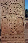 Detail of North Gate of the Great Stupa, Sanchi, UNESCO World Heritage Site, near Bhopal, Madhya Pradesh state, India, Asia