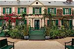 House of the painter Monet at Giverny in Haute Normandie, France, Europe