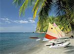 Beach at Anse Chastenet, St. Lucia, Windward Islands, West Indies, Caribbean, Central America