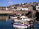 Porthleven harbour, Cornwall, Angleterre, Royaume-Uni, Europe