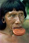 Xingu tribesman, Suya, Brazil, South America