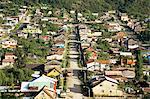 Street and houses, Puerto Montt, Chile, South America