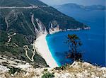 Myrtos Bucht und Strand, Kefalonia, Ionische Inseln, griechische Inseln, Griechenland, Europa