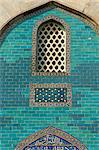 Tiles on the Green Mausoleum (Yesil Turbe), Bursa, Anatolia, Turkey, Asia Minor, Eurasia