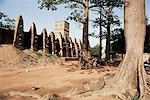 Mossi style mosquée, Ouagadougou, Burkina Faso, Afrique