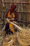 Ethiopian refugee in camp in 1985, Somalia, Africa