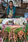 Morning food market, Luang Prabang, Laos, Indochina, Southeast Asia, Asia