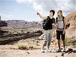 hikers in the desert