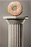 donut on a pedestal