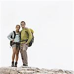 hikers on a ridge