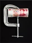 yuan in a clamp