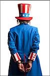 uncle sam in handcuffs
