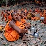 Moine bouddhiste, Angkor Wat, Cambodge