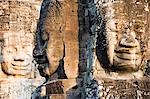 Profile of Avalokiteshvara statue from Bayon temple,Angkor,Siem Reap,Cambodia