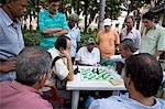 Jeu d'échecs sur la Plaza Bolivar, Cartagena, Colombia