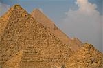 Les pyramides, Gizeh, le Caire, Egypte