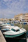 Dock and boats,Sete,Herault,Languedoc-Roussillon,France
