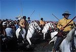 Cowboys während eines Festivals Les Stes-Maries-de-la-Mer, Camargue, Frankreich.