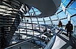 Reichstag Kuppel, Norman Foster design, Tiergarten, Berlin, Deutschland