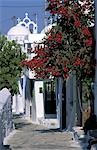 Straße, Hora, Amorgos, griechische Inseln
