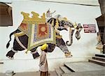 Entrée de ville, Musée du palais, Udaipur, Rajasthan, Inde
