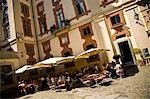 Restaurant dans le quartier de Borga Dora, Turin, Italie