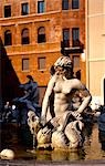 Fontaine de la Piazza Navona, Rome, Italie