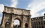 L'arc de Constantin, Rome, Italie