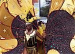 Jeune fille en costume de carnaval, Kingston, Jamaïque
