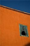 Broken shutter in house in Mellah area,Marrakesh,Morocco