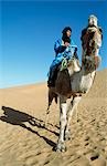 Berber camelier,Tinfou Dunes,Draa Valley,Southern Morocco