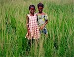 Sisters,children,Sao Tome e Principe,Principe Island