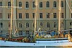 Boat and building exterior,Stockholm,Sweden